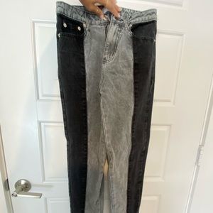 Two-tone jeans